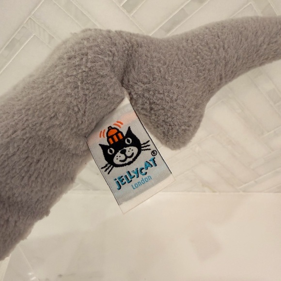 Jellycat Soft Gray Hammerhead Shark Plush - Picture 2 of 3